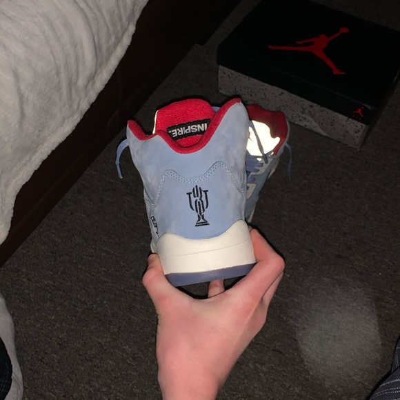 jordan 5 trophy room ice blue - Picture 2 of 5